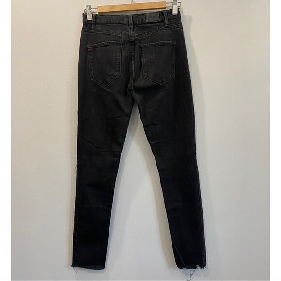 BDG Skinny High-Rise Grazer Jean in Black - Picture 10 of 13